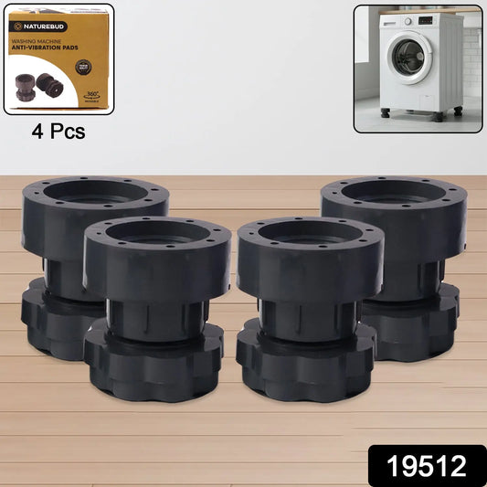 Adjustable Multipurpose AntiVibration For Appliances (Set of 4Pc) Victoriahub Store