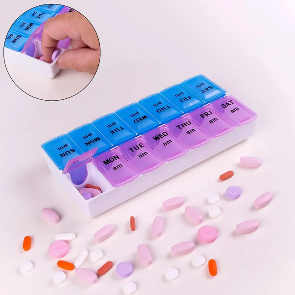 Weekly Medicine Pill Organizer - (1 Pc) Victoriahub Store