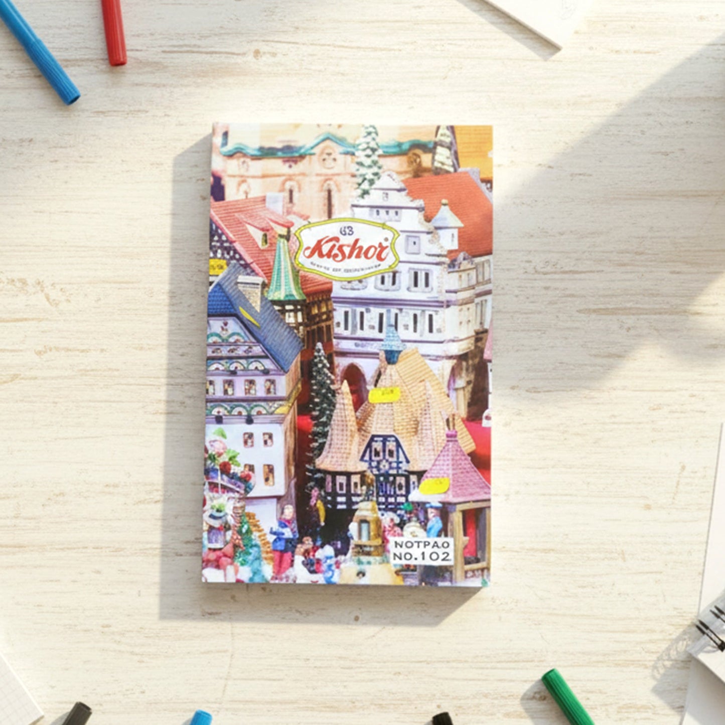 Premium Pocket Notebook – 80-Page Writing Notepad (165 × 105 mm, 1 Pc)
