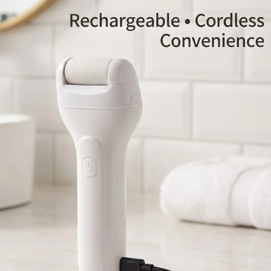 Portable Electric Foot File – Rechargeable Callus Remover & Pedicure Tool Smooth Feet Victoriahub Store
