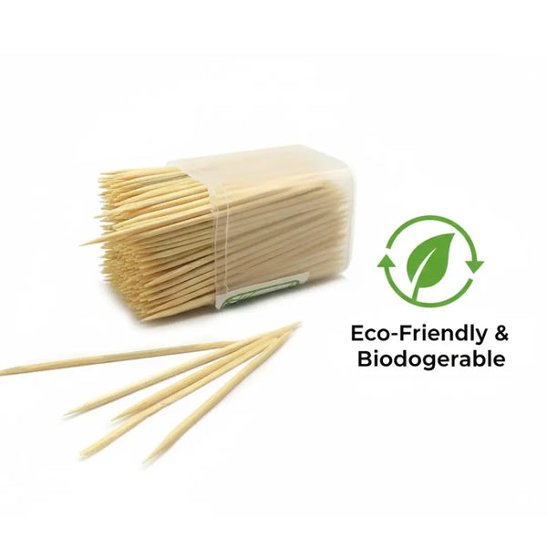 Wooden Toothpicks with Dispenser Box Victoriahub Store