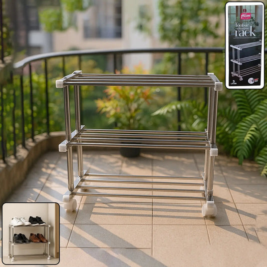 Supermom Stainless Steel Multipurpose Shoe & Storage Rack - (1 pc) Victoriahub Store
